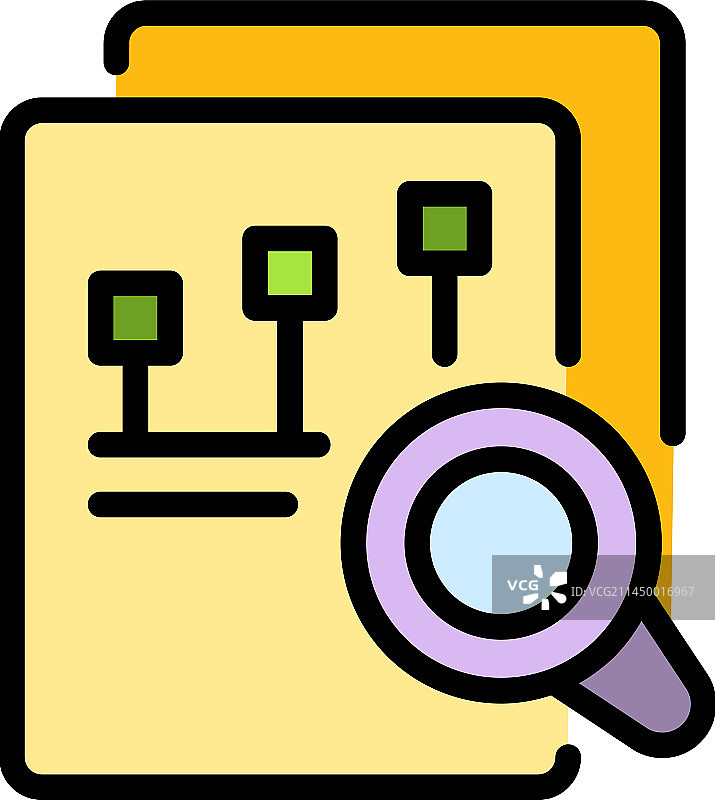 数据文档扁平图标图片素材