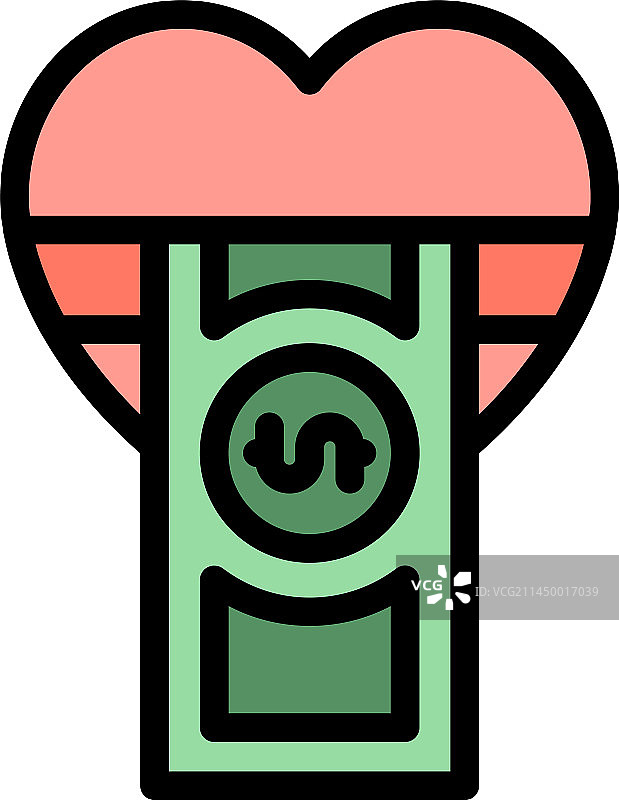 爱钱图标图片素材