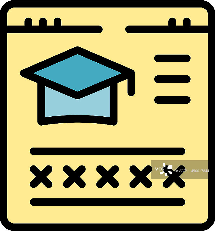 学习网站扁平图标图片素材