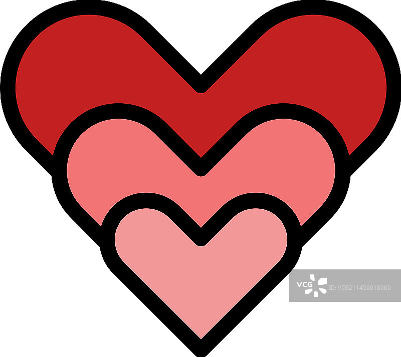 爱心图标图片素材