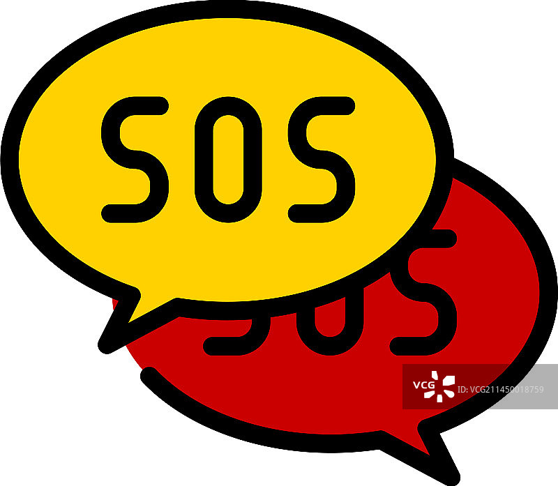 SOS聊天图标图片素材