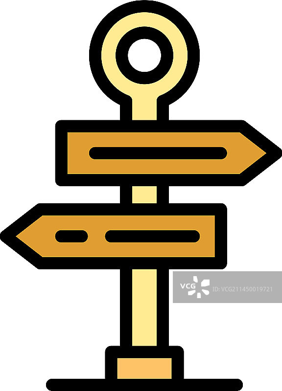 扁平旅行指示器图标图片素材