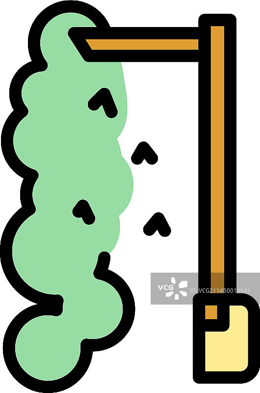 扁平风格花园维护图标图片素材