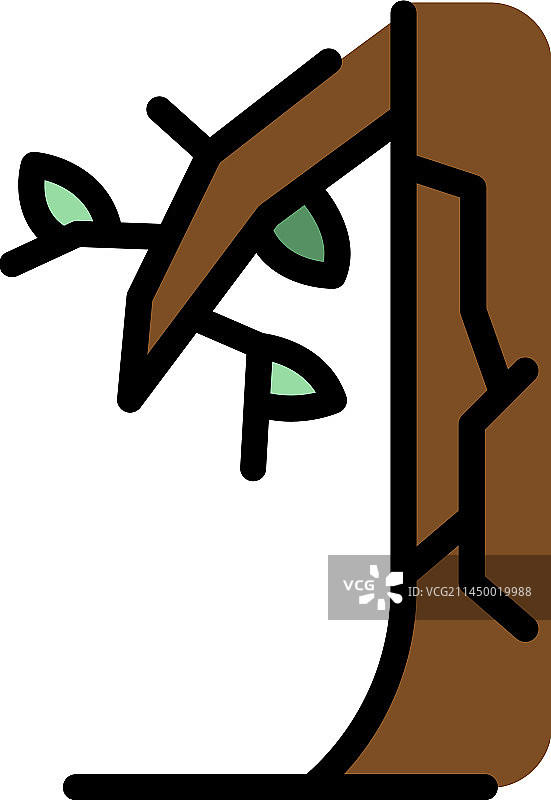 花园装饰图标（扁平风格）图片素材