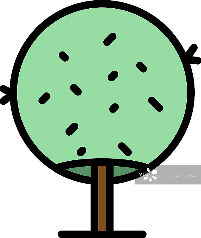 修剪灌木图标图片素材