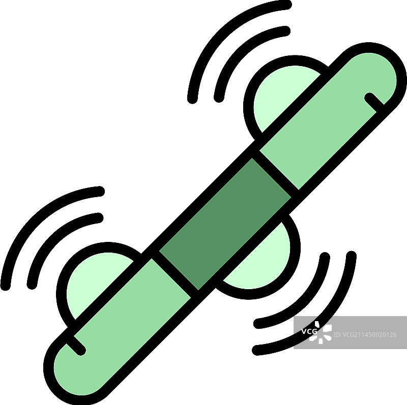 抗压泡泡图标（扁平）图片素材