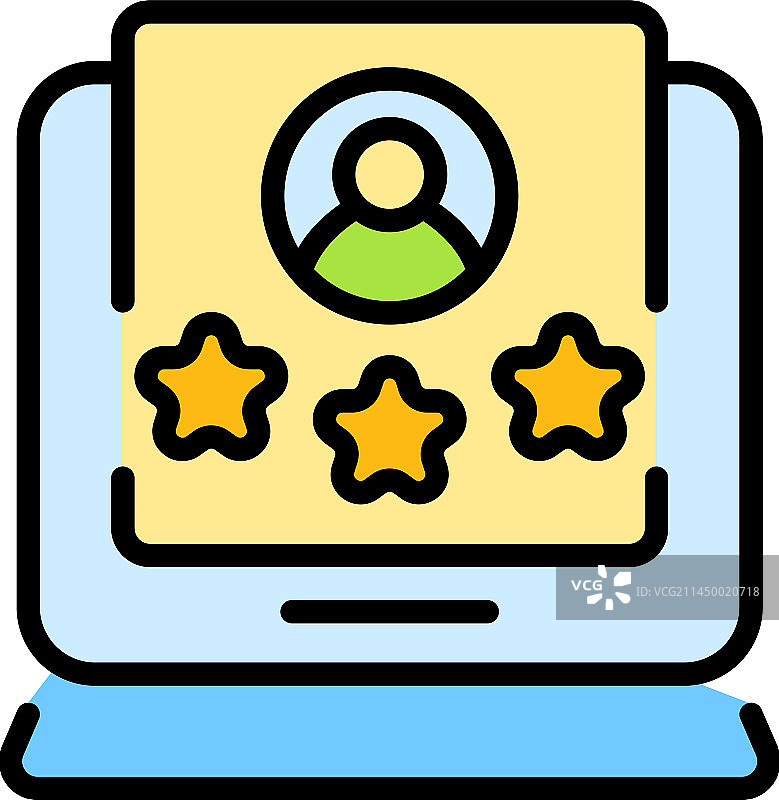 VIP客户扁平图标图片素材