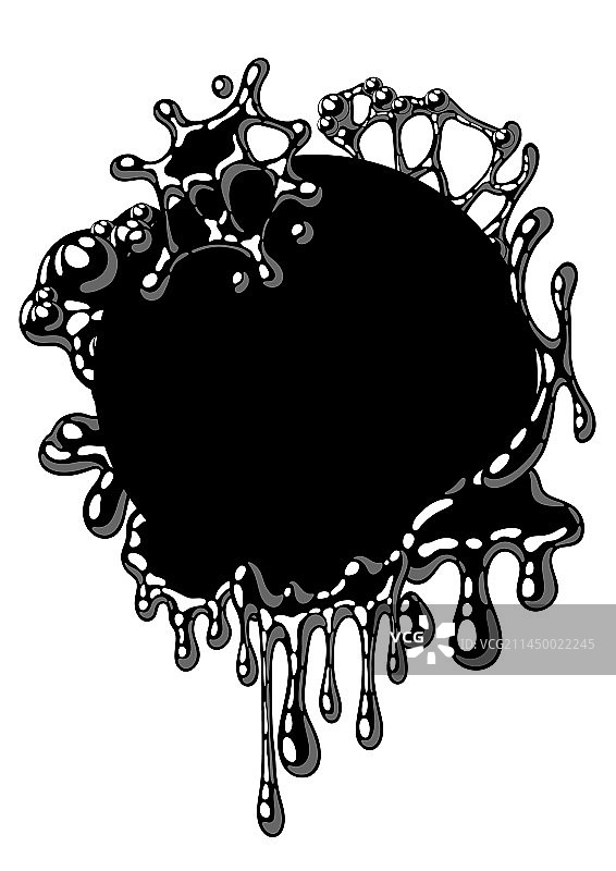 污迹和滴液粘液背景有毒黏液图片素材