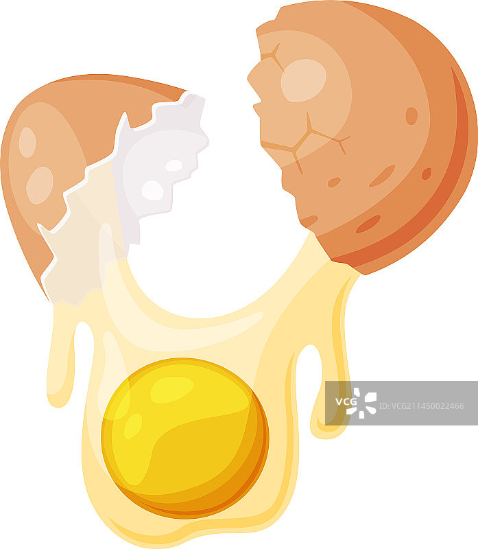 未煮的带裂纹棕色外壳的生鸡蛋图片素材