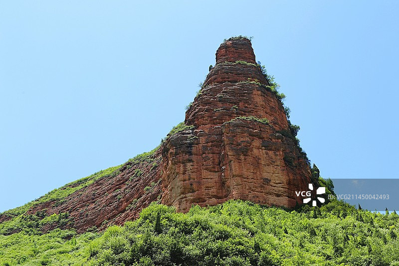 甘肃冶力关赤壁幽谷景区图片素材