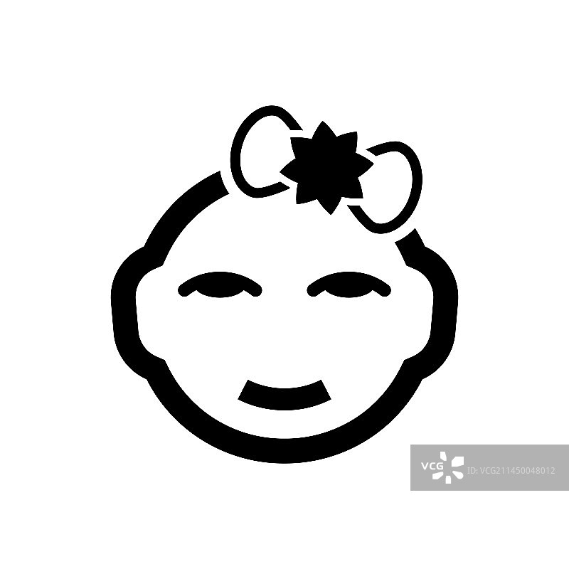 女婴图标图片素材