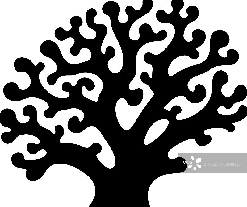 海洋珊瑚礁图标图片素材