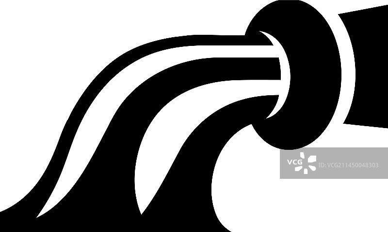 污水污染图标图片素材