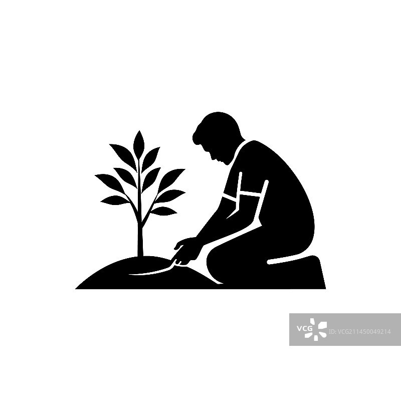 植树图标图片素材