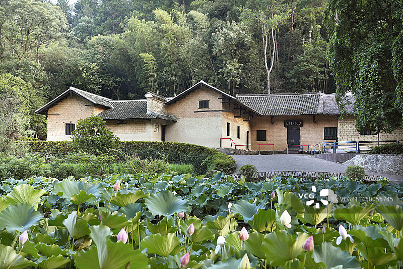 湖南湘潭韶山市韶山乡韶山村毛泽东同志故居图片素材