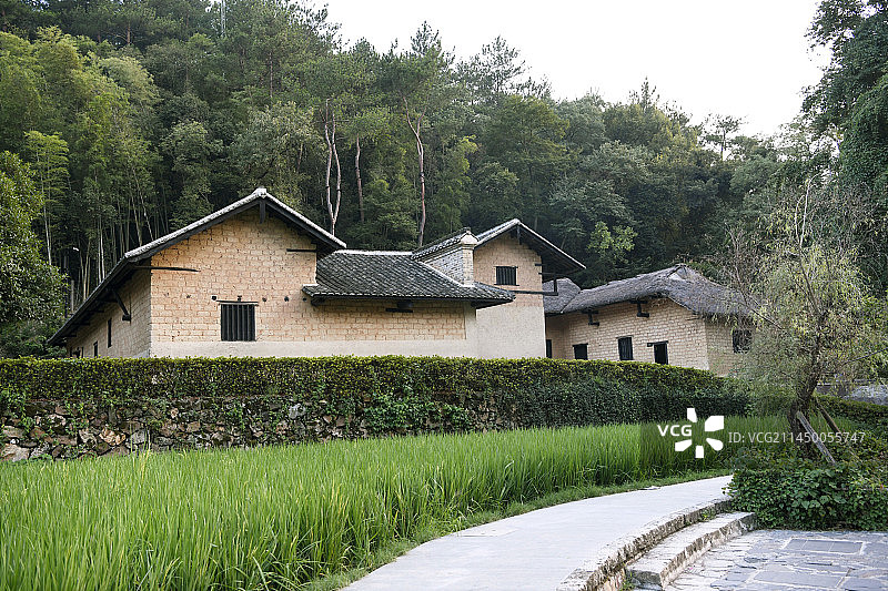 湖南湘潭韶山市韶山乡韶山村毛泽东同志故居图片素材