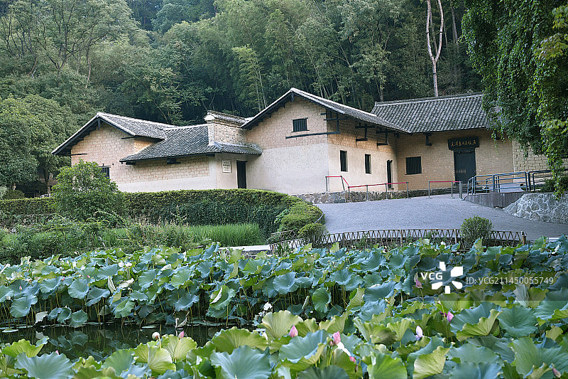湖南湘潭韶山市韶山乡韶山村毛泽东同志故居图片素材