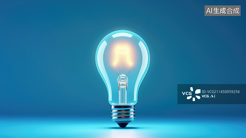 【AI数字艺术】节能灯与环保主题的3d渲染图片素材