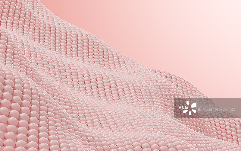 抽象流动的球体背景3D渲染图片素材