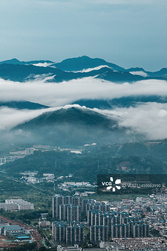 中国福建龙岩城市风光图片素材