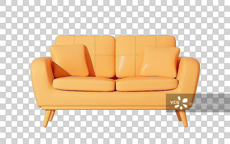 经典沙发模型3D渲染图片素材