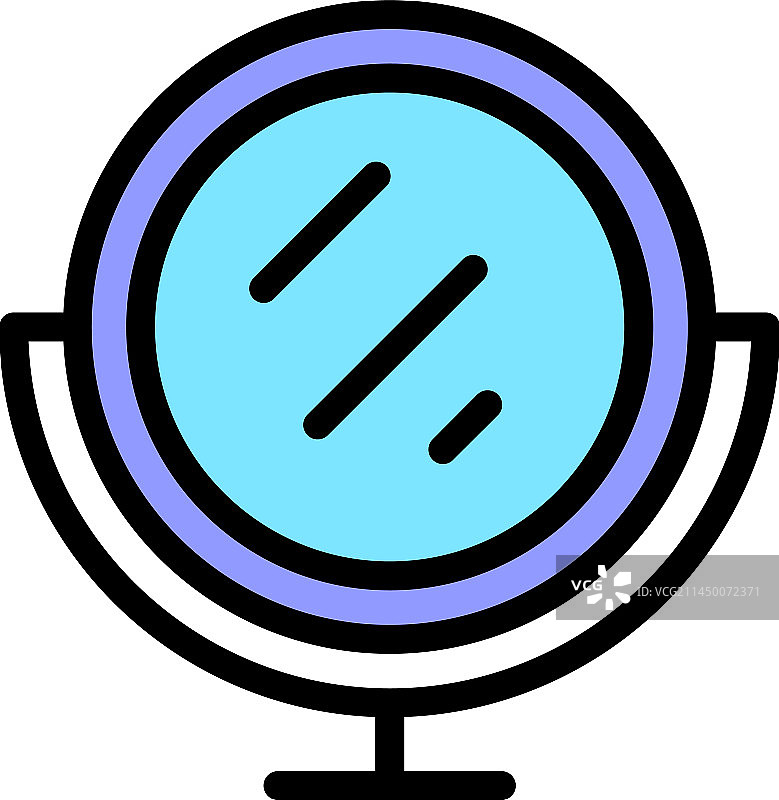 桌面镜子图标图片素材