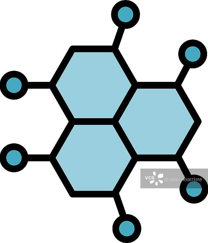 化学方程式扁平图标图片素材