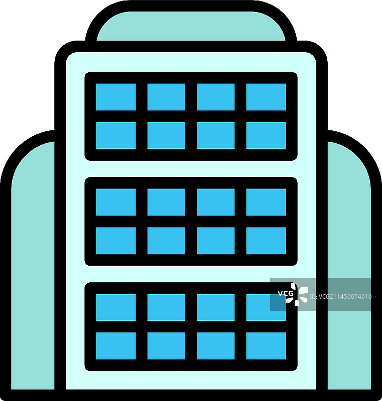 多层图标（扁平风格）图片素材