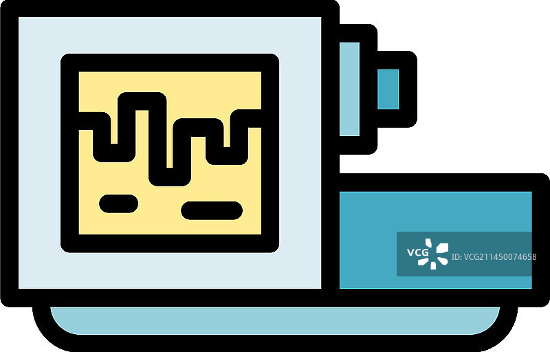 路由器数控机床扁平图标图片素材