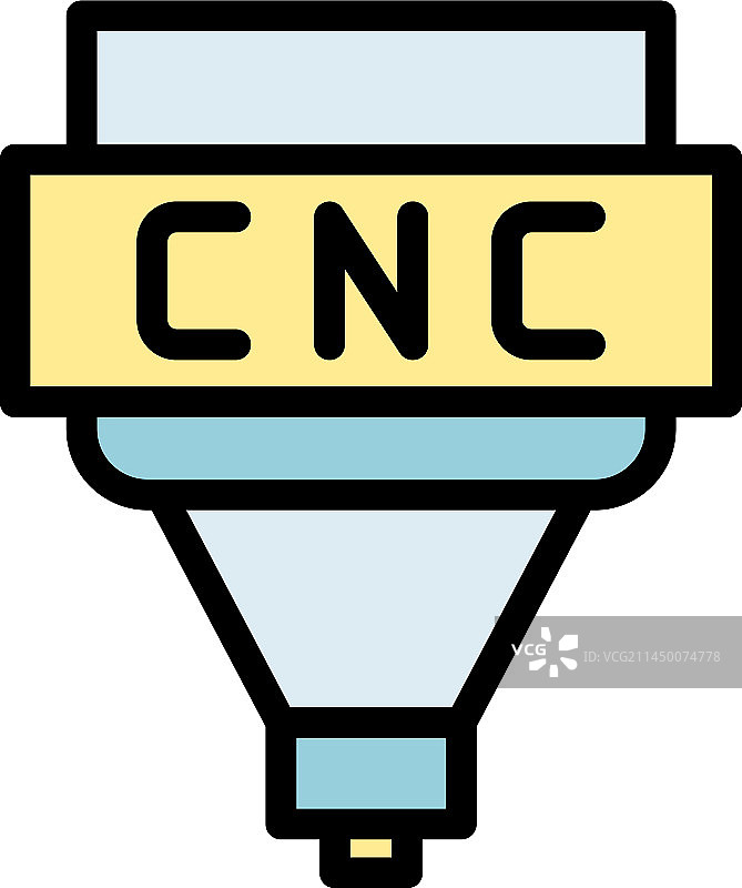 数控钻床扁平风格图标图片素材