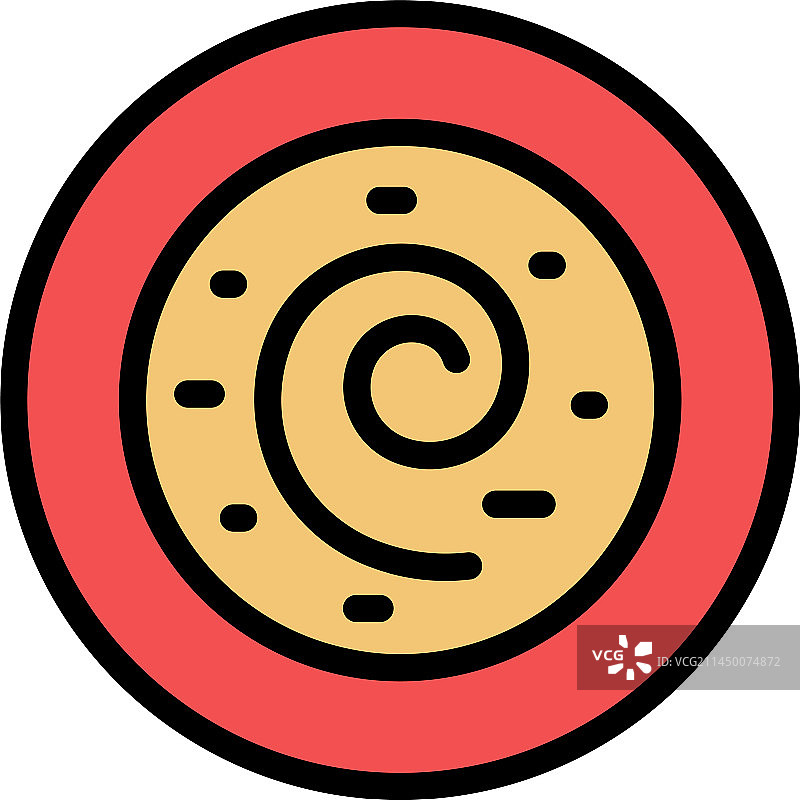 扁平风格素食奶油汤图标图片素材