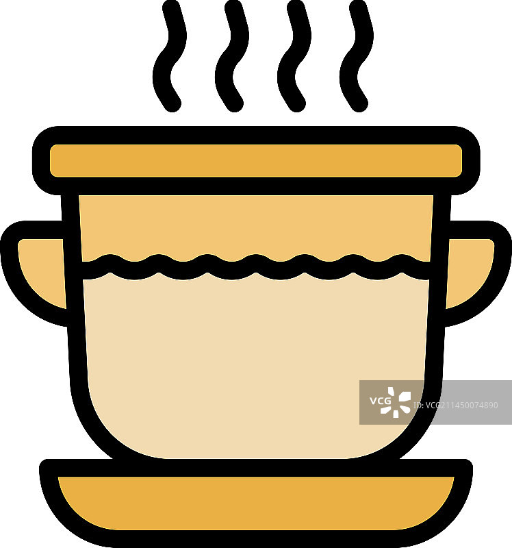 鲜奶油汤图标图片素材