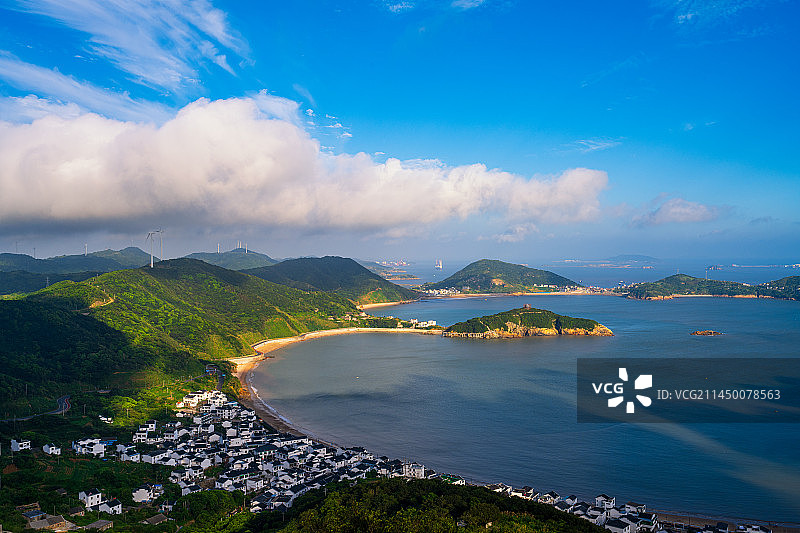 凉峙村的清晨（浙江舟山衢山岛）图片素材