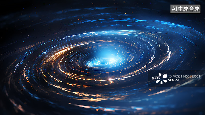 【AI数字艺术】宇宙能量漩涡图片素材