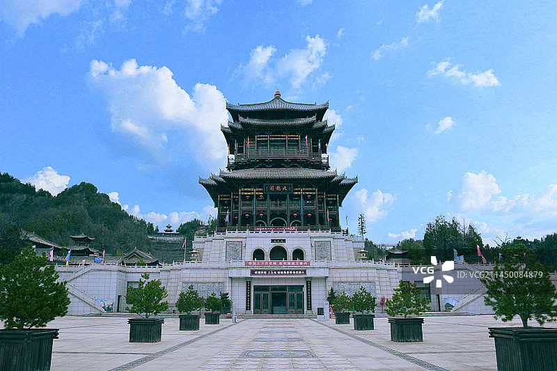 宝鸡大水川、九龙阁图片素材