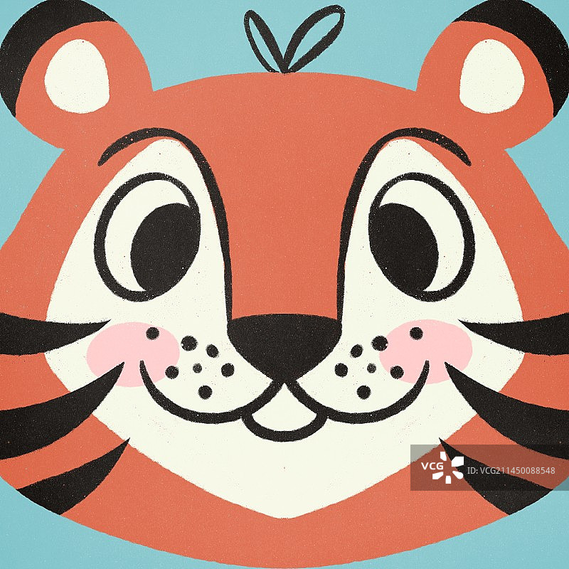 老虎头像素材图片素材