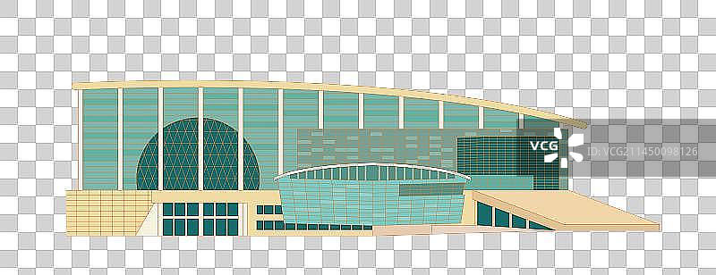 国风地标系列—东莞 科学技术博物馆图片素材