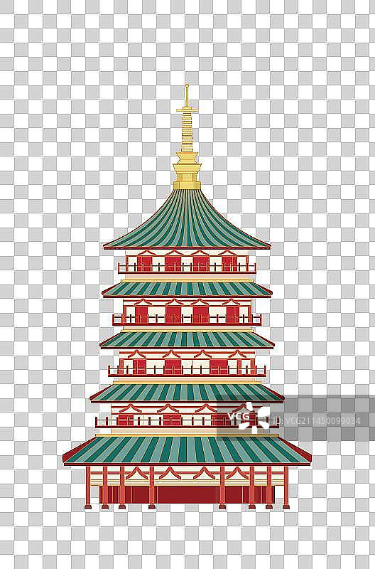 国风地标系列—洛阳明堂天堂图片素材