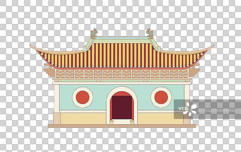 国风地标系列—唐山净觉寺图片素材