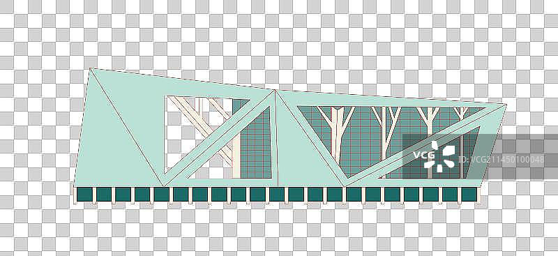 国风地标系列—唐山青少年宫图片素材