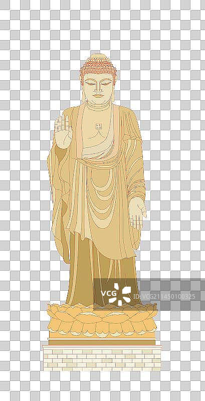 国风地标系列—无锡灵山大佛图片素材