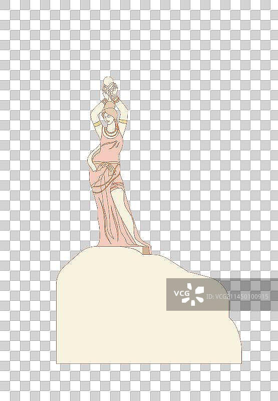 国风地标系列—珠海渔女雕像图片素材