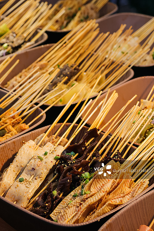 夜市美食钵钵鸡图片素材