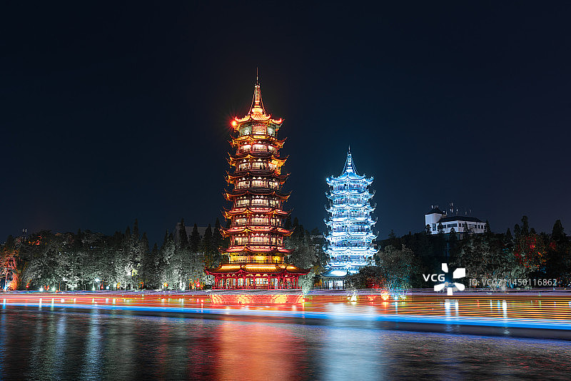 桂林两江四湖图片素材