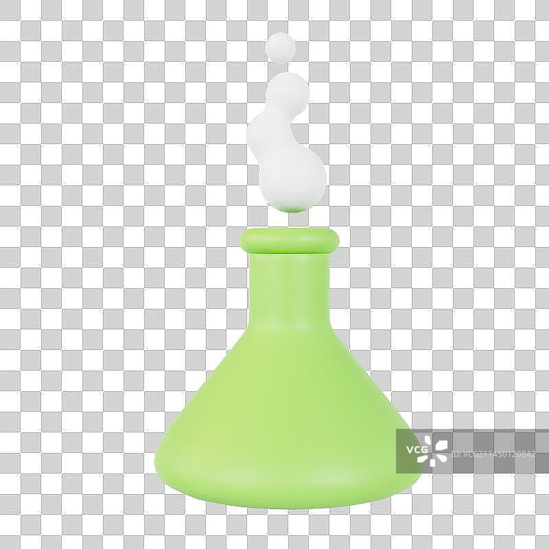 3D立体化学制剂烧杯实验用品元素图片素材