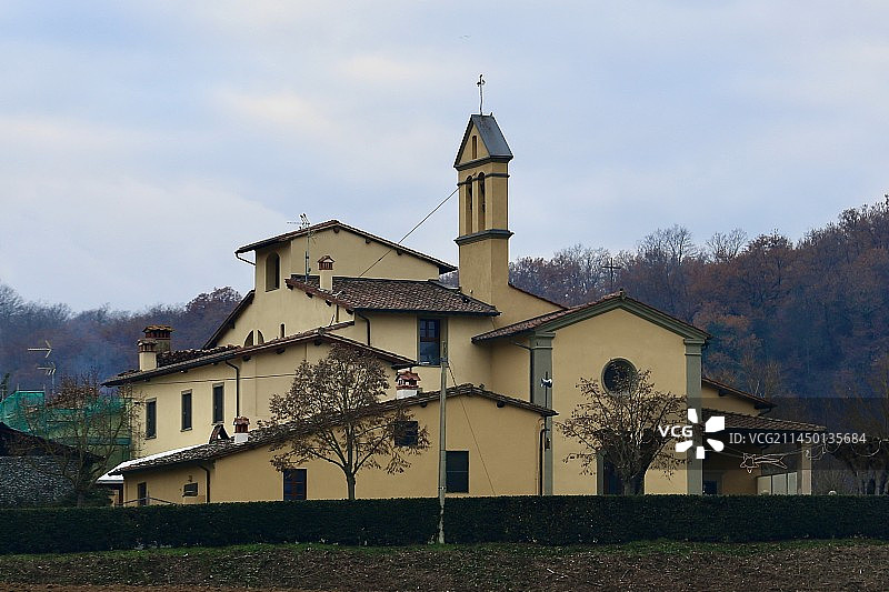 托斯卡纳风情住宅建筑图片素材