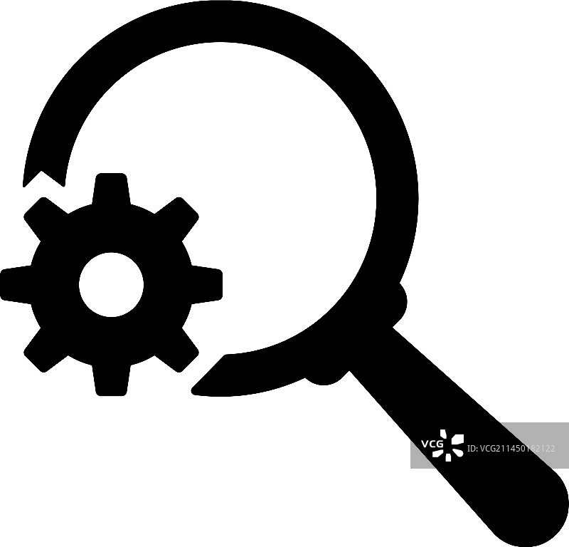 SEO设置扁平图标图片素材