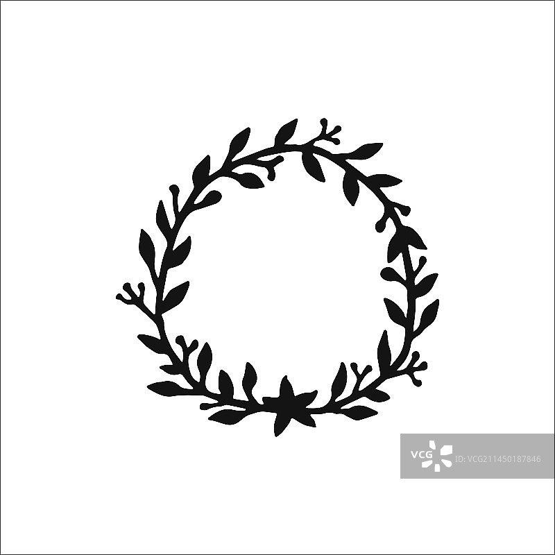 手绘婚礼设计元素剪贴画图片素材