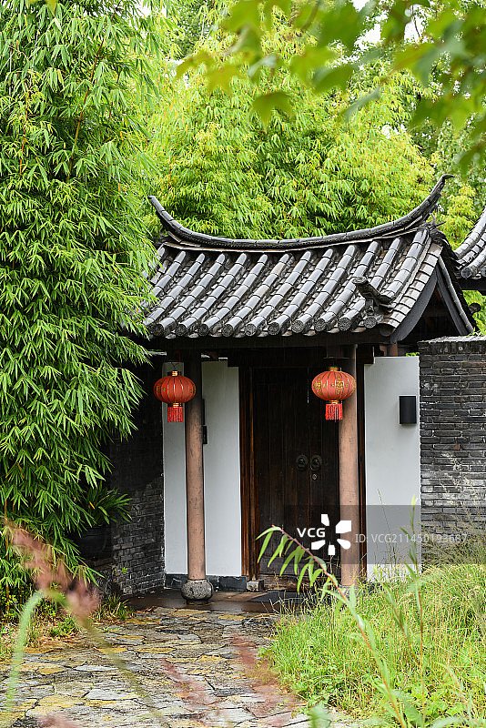 传统院子图片素材