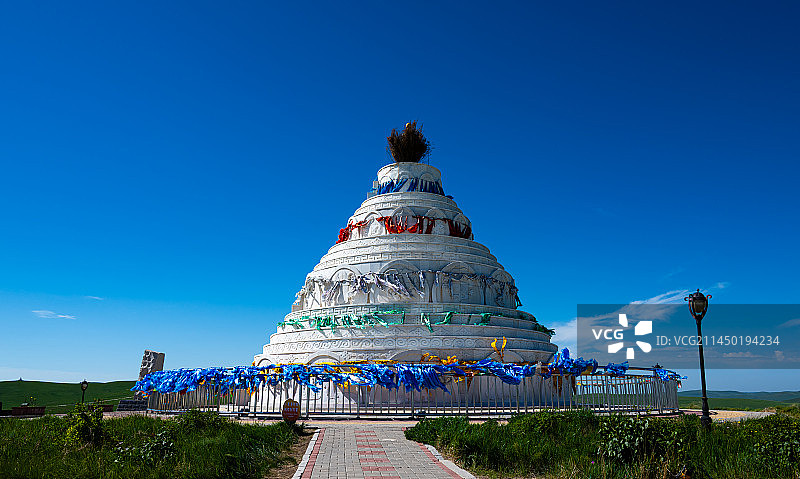 乌兰五台天下第一大敖包图片素材